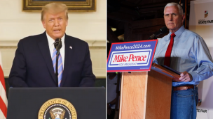 Donald Trump responde a las críticas de Mike Pence: 