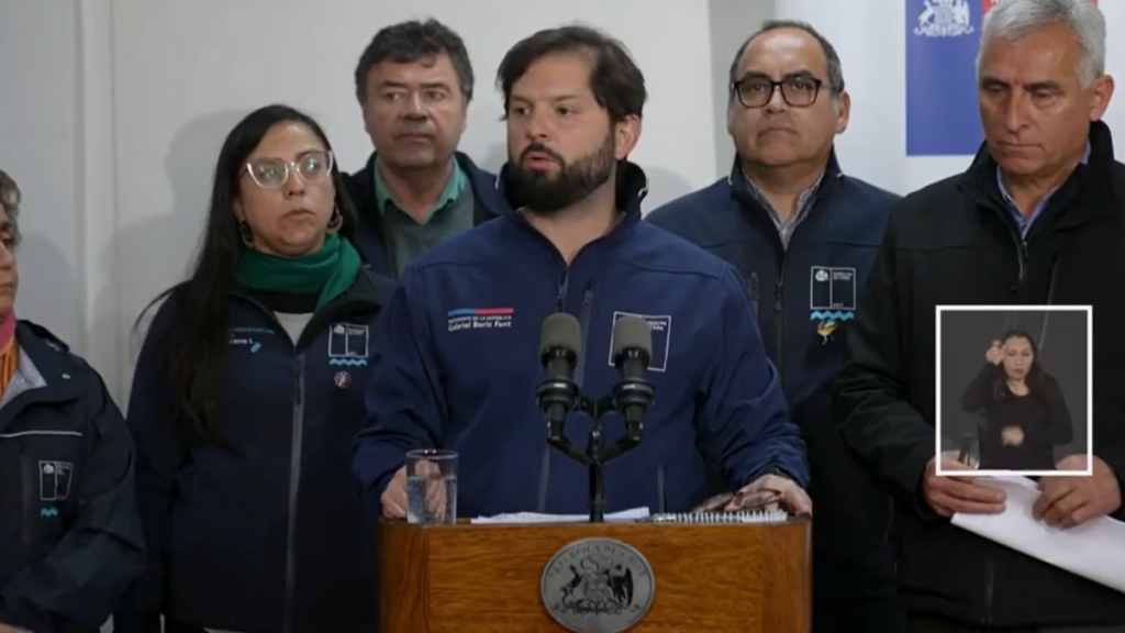 Presidente Boric decreta estado de emergencia agrícola para las 117 comunas de O’Higgins, Maule, Ñuble y Biobío