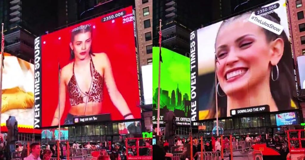 Constanza de Gran Hermano sorprendió con inesperada aparición en Times Square