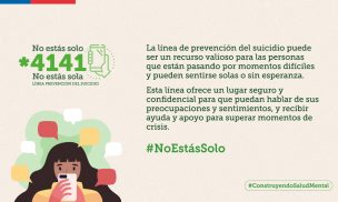 *4141: Conoce la línea de prevención del suicidio impulsada por el Minsal