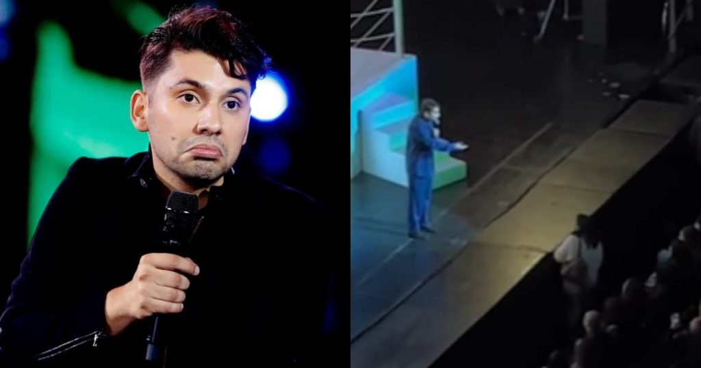 El incómodo momento que vivió Fabrizio Copano durante su show con una mujer: “No funciona así”