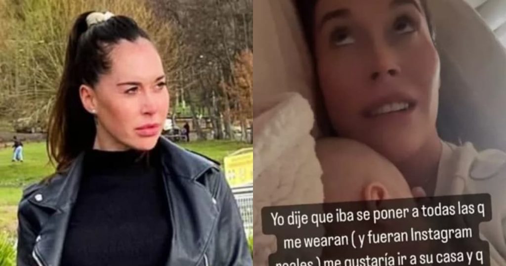 Vale Roth explotó y respondió a odiosos mensajes sobre su maternidad: “Me gustaría ir a su casa y que…”