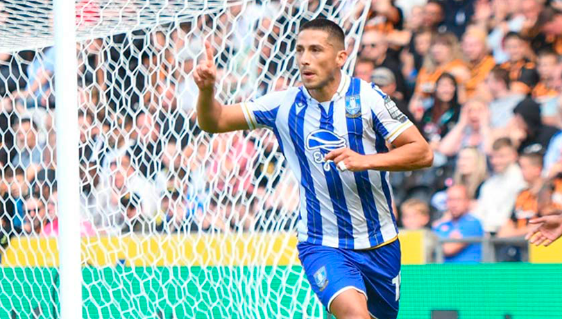 Juan Delgado anotó su primer gol en la Championship en derrota de Sheffield