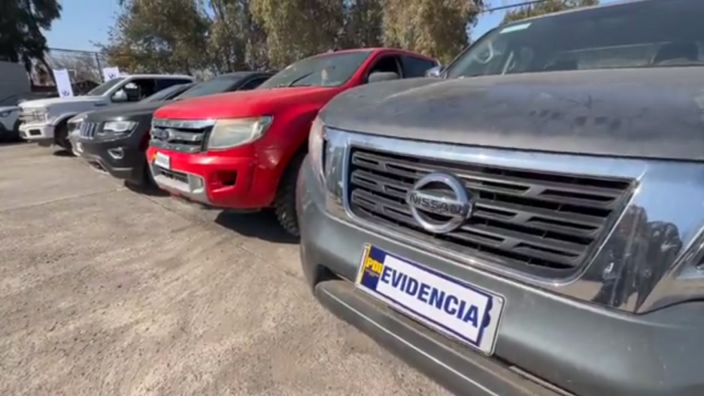 O’Higgins: PDI recupera 15 vehículos de alta gama que en su mayoría fueron robados en la RM