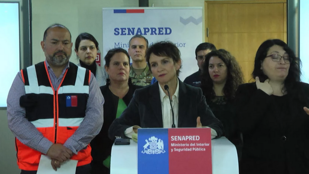 Gobierno sobre pronóstico de lluvias en centro-sur del país: “Es un sistema frontal parecido al que vivimos en junio”