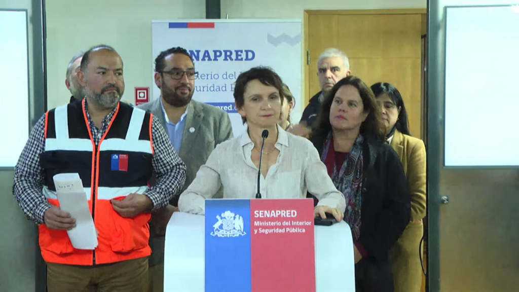 Ministra Tohá por nuevo sistema frontal: “La mayor preocupación sigue siendo la lluvia en altura”