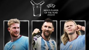 Messi, De Bruyne y Haaland: los jugadores que compiten por ser el mejor de la UEFA