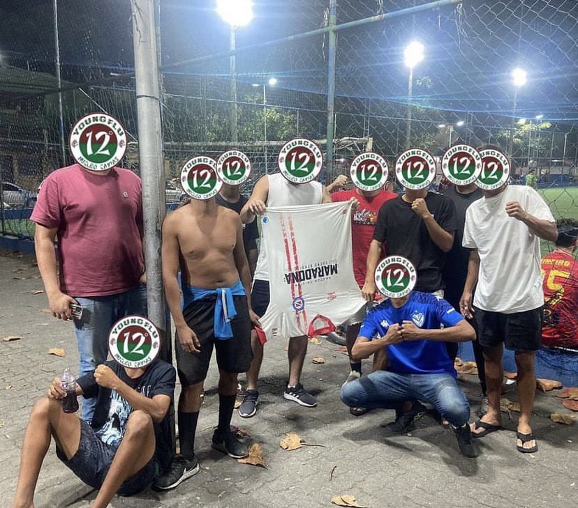 Barristas de Fluminense linchan a hincha de Argentinos Jrs. para robarle su camiseta
