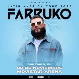 Farruko vuelve a Chile el 9 de noviembre