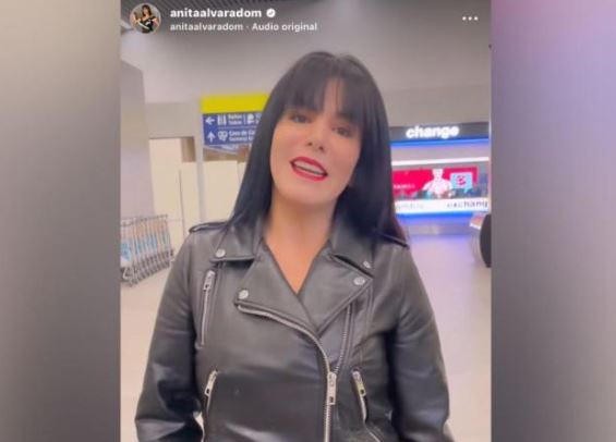 Anita Alvarado regresa al aeropuerto tras incidente con policía: “La que puede puede, y yo sí puedo”