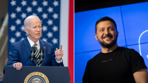 Biden recibirá a Zelenski el jueves en la Casa Blanca