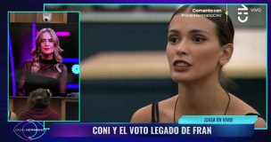 Constanza reaccionó a los votos legados de Fran: 