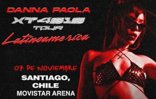 Danna Paola llega a Chile el 7 de noviembre