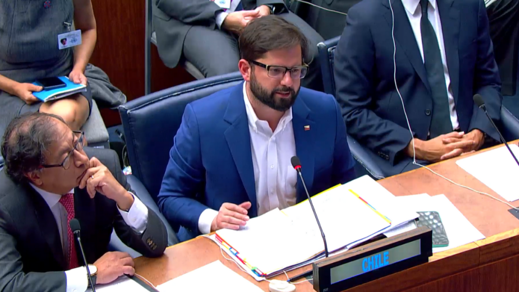 Boric en Cumbre de Acción Climática: “Las multinacionales y el capital financiero también tienen que someterse a las reglas”