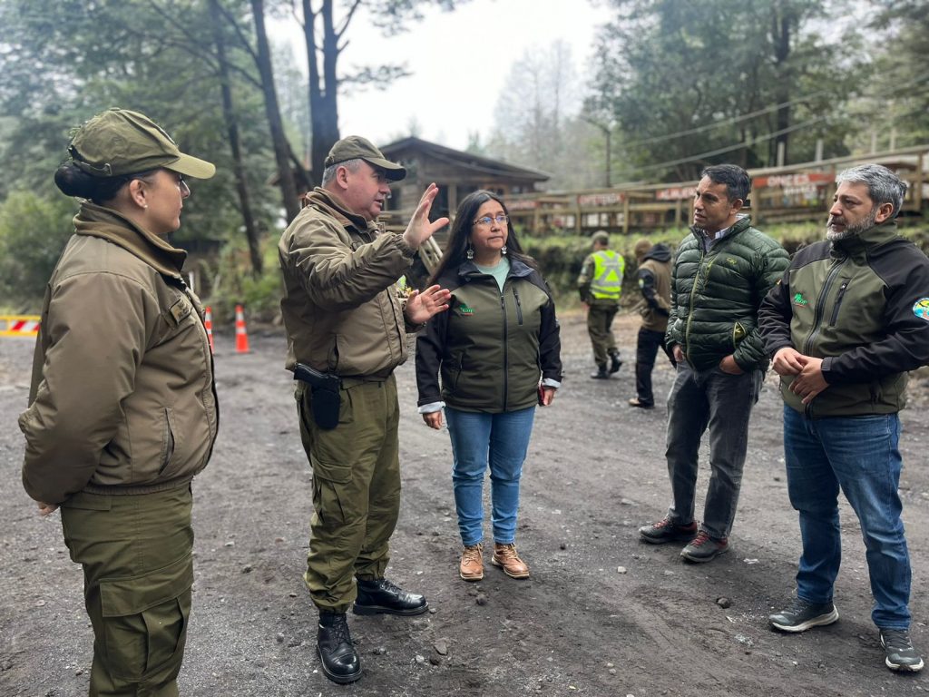 Carabineros reforzó seguridad en alrededores del Volcán Villarrica para evitar robos a viviendas