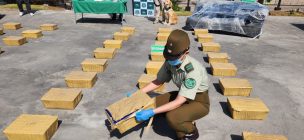 Carabineros intercepta camiones que trasladaban 