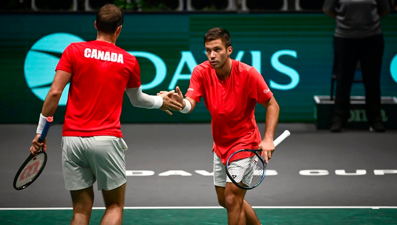 Canadá vence a Suecia y le da una mano a Chile en la Copa Davis