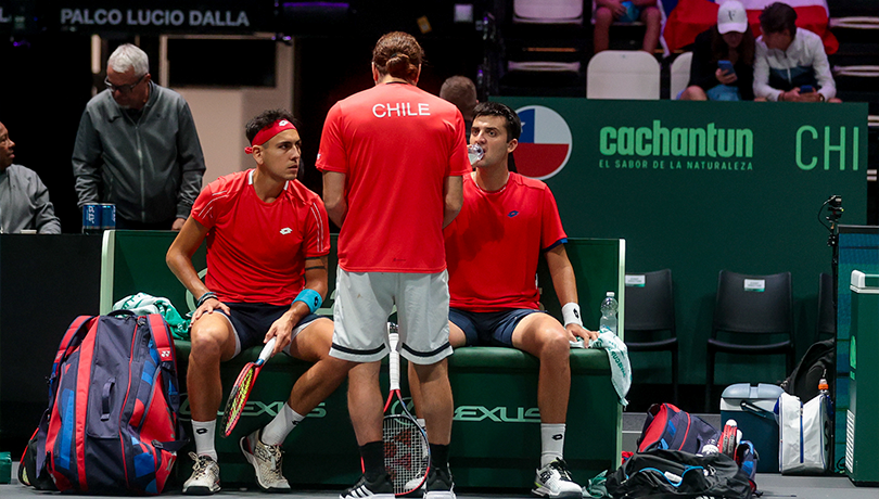 Chile queda tercero del grupo y está eliminado de Copa Davis