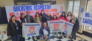 Fenats se toma dependencias del Ministerio de Salud
