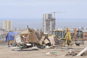 40 ocupaciones ilegales desalojadas de toma en el sector 