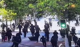 Carabineros reporta desórdenes en Santiago Centro