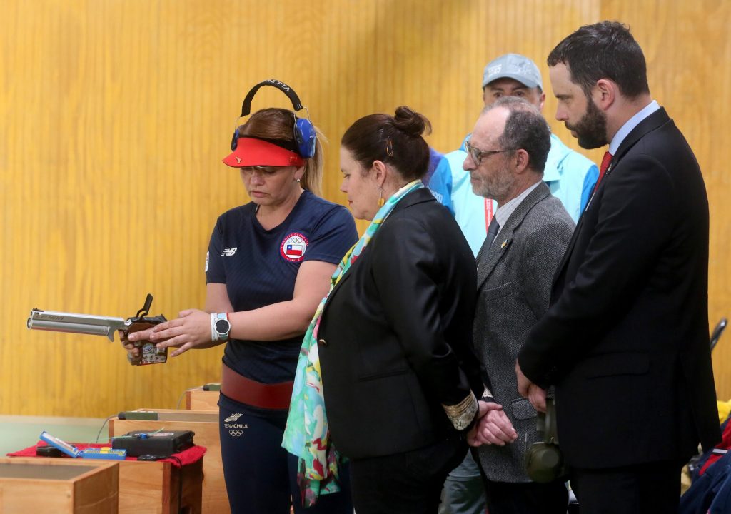 Polígono de Tiro de Lo Aguirre recibe a los deportistas de los Juegos Santiago 2023