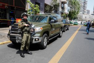 Balacera en Santiago Centro: Motochorro fue baleado por carabinero tras un intento de robo de $4 millones