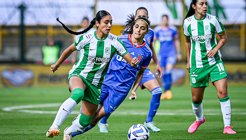 La U cae ante Atlético Nacional y se despide de la Copa Libertadores Femenina