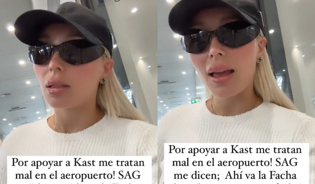 La denuncia de Daniella Chávez por incómoda situación que vivió en el aeropuerto: “Por apoyar a Kast me tratan mal…”