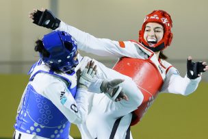 Claudia Gallardo gana medalla de bronce en el taekwondo de Santiago 2023