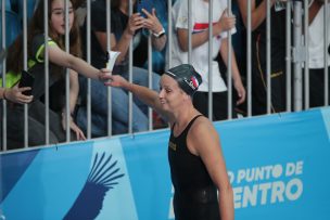 Kristel Köbrich rozó el bronce en los 800 metros libres: 