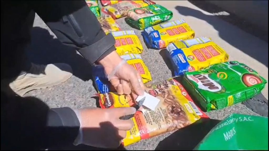 Carabineros detectó droga en complementos alimenticios