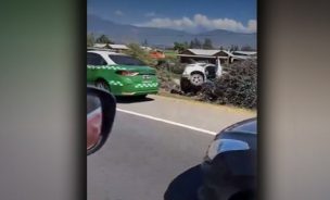 Carabinero dispara y abate a delincuente que intentó atropellarlo tras robar un auto