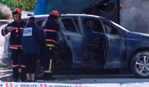 Muere hombre que fue quemado dentro de su auto a las afueras del Penitenciario Santiago I