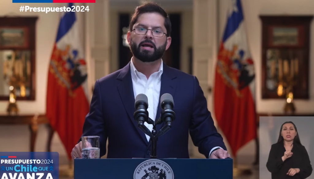 Presidente Boric destaca que Presupuesto 2024 es “el mayor aumento en Seguridad en los últimos 8 años”