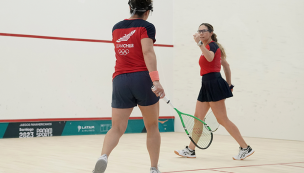 Ana María Pinto y Giselle Delgado consiguen bronce para el Team Chile en el squash