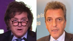 Massa y Milei encaran empatados el tramo final de la campaña electoral en Argentina