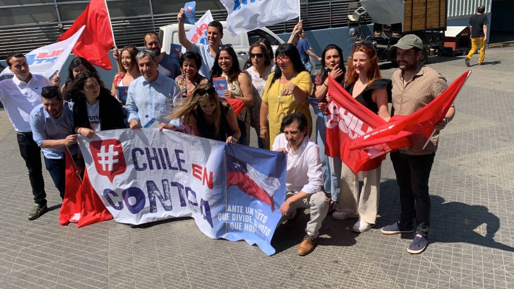 Comando del ‘En Contra’ da inicio a la campaña en Quinta Normal