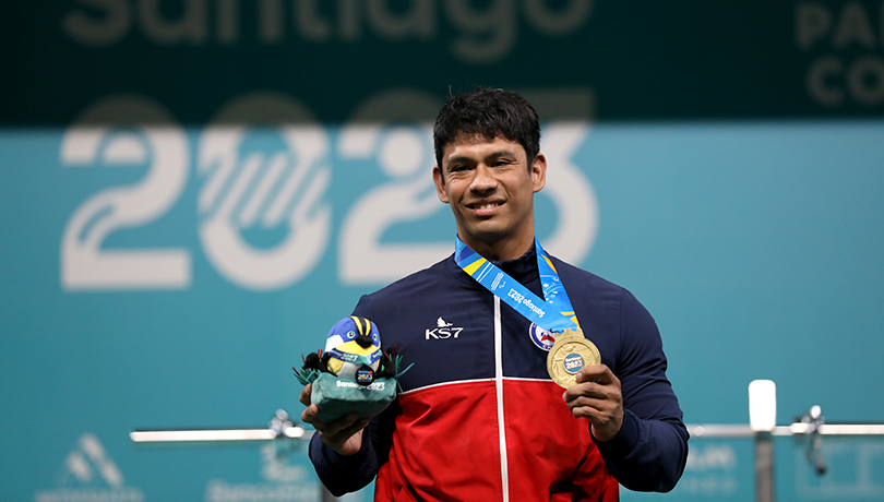 Jorge Carinao consigue oro y récord parapanamericano en Santiago 2023