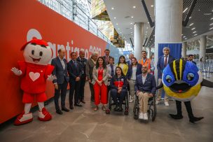 Juegos Parapanamericanos: Inauguran rampa de accesibilidad universal para recibir a deportistas en el Aeropuerto de Santiago