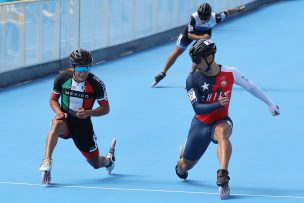 Emanuelle Silva quedó tercero en polémica final de los 500 metros de patín carrera