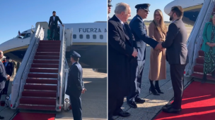 Presidente Boric aterriza en la Base Aérea Andrews e inicia gira por Estados Unidos