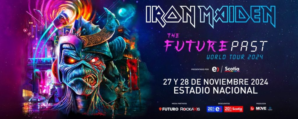 Iron Maiden confirma segunda fecha en Chile