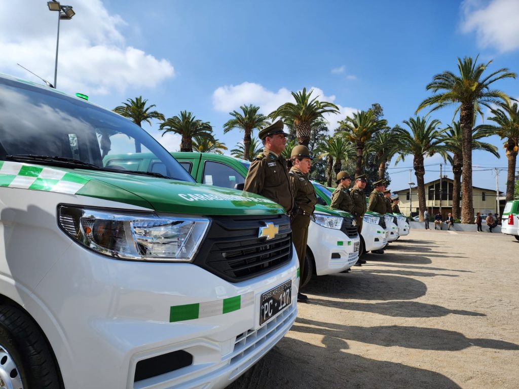 Carabineros recibió nueva dotación de vehículos a lo largo del país