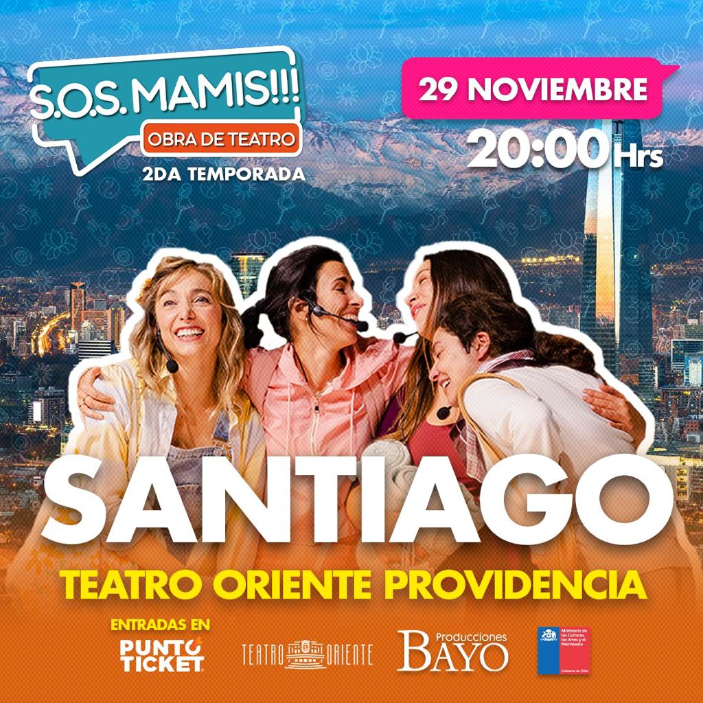 “S.O.S. Mamis” llega a Santiago y te regalamos entradas