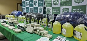 Un chileno y 6 bolivianos: Carabineros desarticuló banda criminal que tenía laboratorio de drogas en la R.M