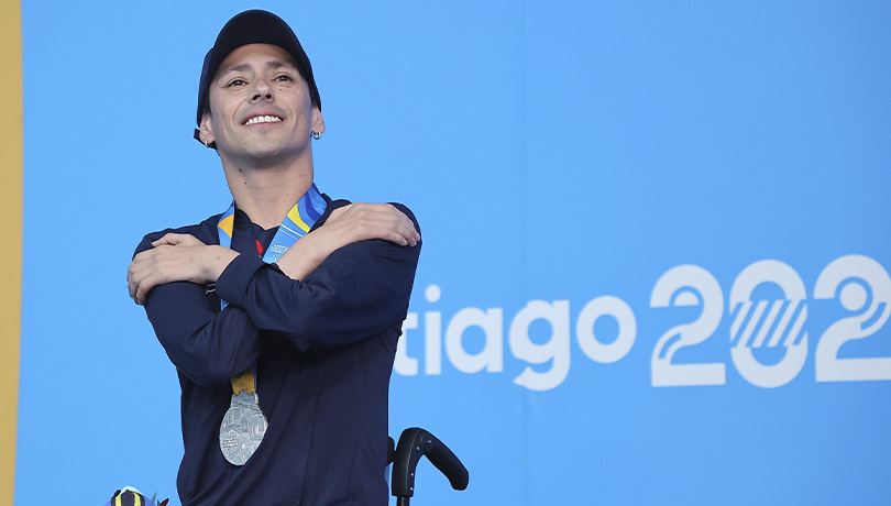 ¡Histórico! Alberto Abarza se transforma en el chileno con más medallas Parapanamericanas