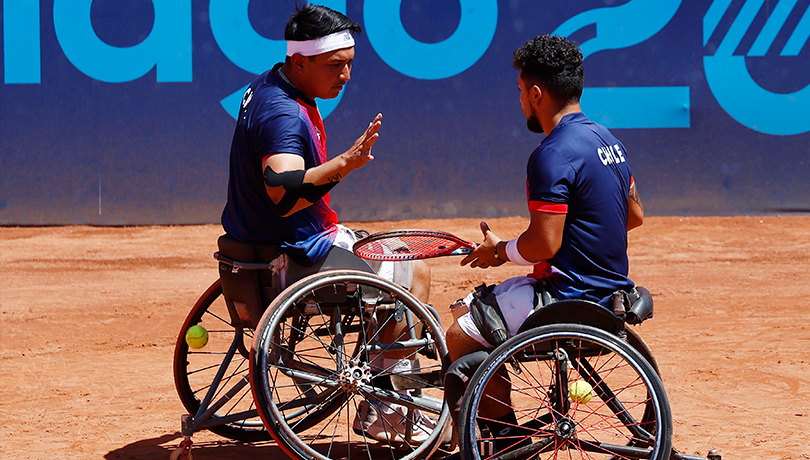 Cataldo y Tapia vencen a Estados Unidos y ganan el bronce del tenis en silla de ruedas