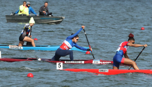 Chile alcanza tres finales en el canotaje de velocidad de Santiago 2023