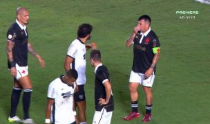 [Video] El fuerte encontrón entre Gary Medel y Diego Costa en el Brasileirao